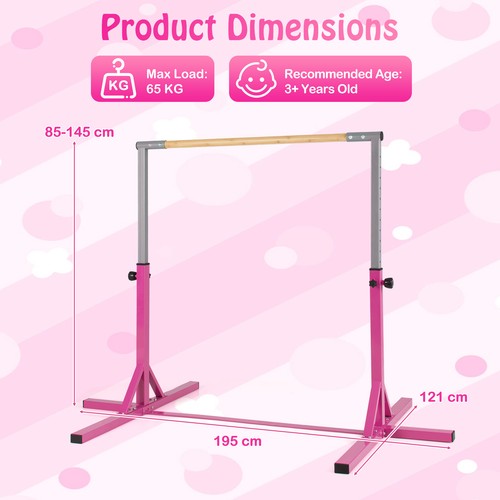 Adjustable gymnastics bar for - gymnastics,