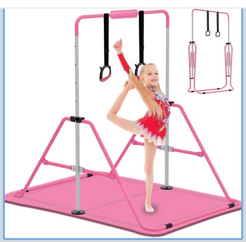 Foldable gymnastics bar - foldable, for